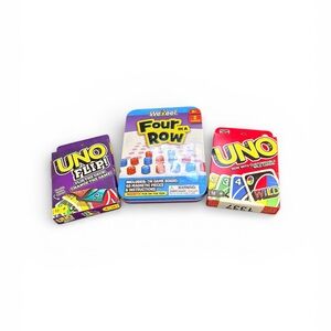 UNO and Four in a Row Kids Game Set - Multicolor